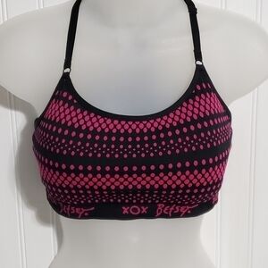 BETSEY JOHNSON Performance Sports Bra Size Large